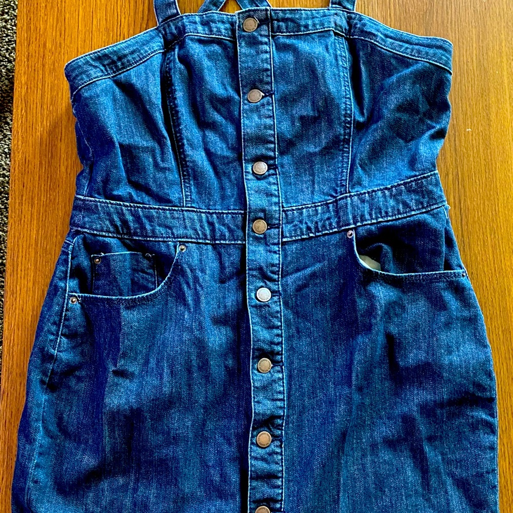 Denim dress. Size 14